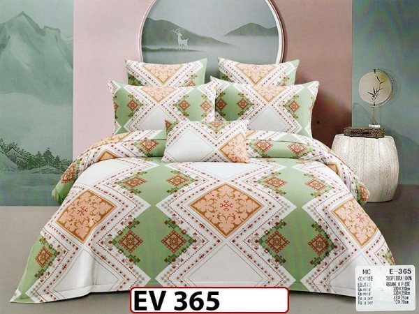 Lenjerie din bumbac Satinat 6 piese Casa New Concept - EV365 Lenjerie din bumbac Satinat 6 piese Casa New Concept - EV365