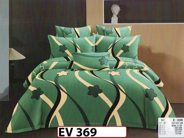 Lenjerie din bumbac Satinat 6 piese Casa New Concept - EV369 Lenjerie din bumbac Satinat 6 piese Casa New Concept - EV369