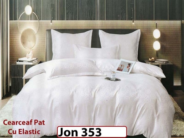 Lenjerie Jacquard 6 piese cu elastic - JON353 Lenjerie Jacquard 6 piese cu elastic - JON353