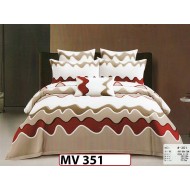 Lenjerie din bumbac Satinat 4 piese Casa New Concept - MV351