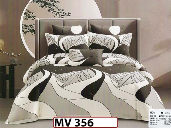 Lenjerie din bumbac Satinat 4 piese Casa New Concept - MV356 Lenjerie din bumbac Satinat 4 piese Casa New Concept - MV356