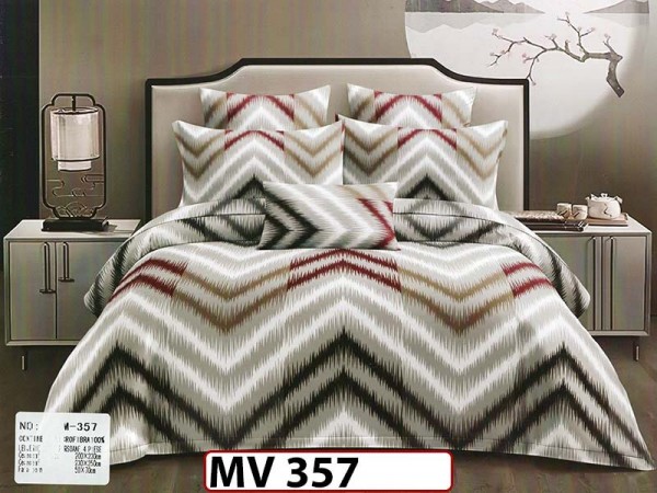 Lenjerie din bumbac Satinat 4 piese Casa New Concept - MV357 Lenjerie din bumbac Satinat 4 piese Casa New Concept - MV357