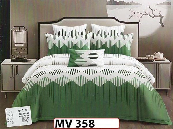 Lenjerie din bumbac Satinat 4 piese Casa New Concept - MV358 Lenjerie din bumbac Satinat 4 piese Casa New Concept - MV358