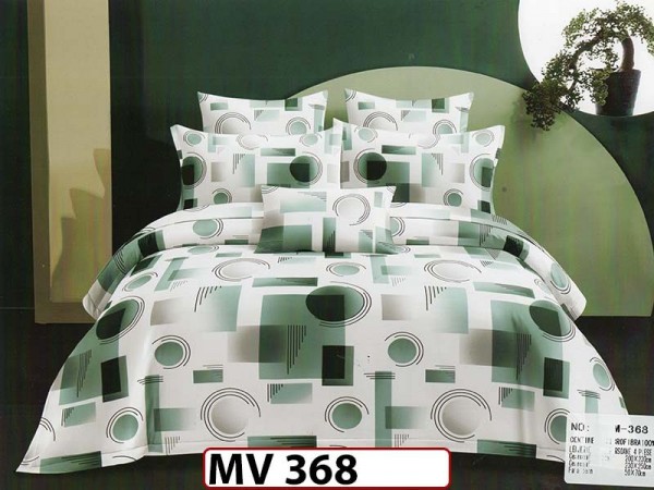 Lenjerie din bumbac Satinat 4 piese Casa New Concept - MV368 Lenjerie din bumbac Satinat 4 piese Casa New Concept - MV368