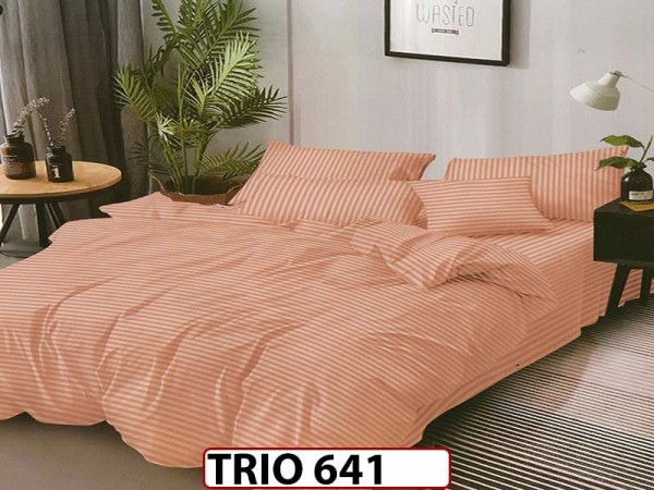 Lenjerie din damasc finetat 6 piese - TRIO641 Lenjerie din damasc finetat 6 piese - TRIO641