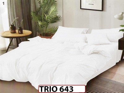 Lenjerie din damasc finetat  6 piese - TRIO643 Lenjerie din damasc finetat  6 piese - TRIO643