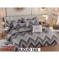 Lenjerie din finet 6 piese si cearceaf cu Elastic - AJOJO165