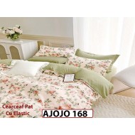 Lenjerie din finet 6 piese si cearceaf cu Elastic - AJOJO168