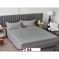 Husa de Pat din Damasc + 2 Fete de Perne - Saltea 180x200 - Pat 2 Persoane - HPT04