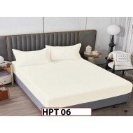 Husa de Pat din Damasc + 2 Fete de Perne - Saltea 180x200 - Pat 2 Persoane - HPT06