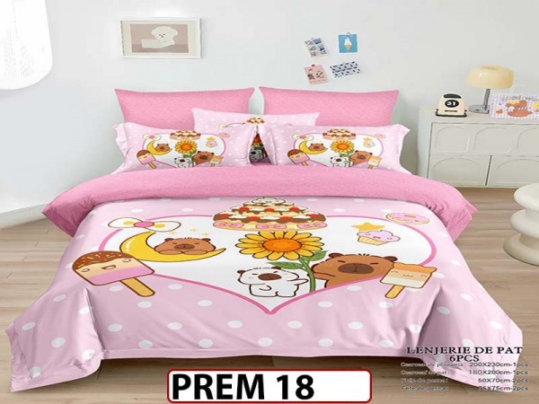 Lenjerie din finet 6 piese - PREM18 Lenjerie din finet 6 piese - PREM18