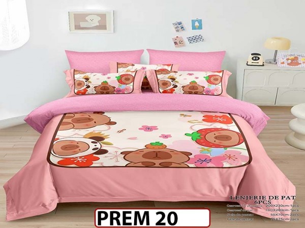 Lenjerie din finet 6 piese - PREM20 Lenjerie din finet 6 piese - PREM20