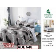 Lenjerie din finet  6 piese si cearceaf cu elastic - ADE 648