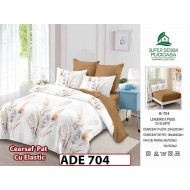 Lenjerie din finet  6 piese si cearceaf cu elastic - ADE 704