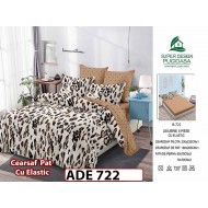 Lenjerie din finet  6 piese si cearceaf cu elastic - ADE 722