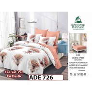 Lenjerie din finet  6 piese si cearceaf cu elastic - ADE 726