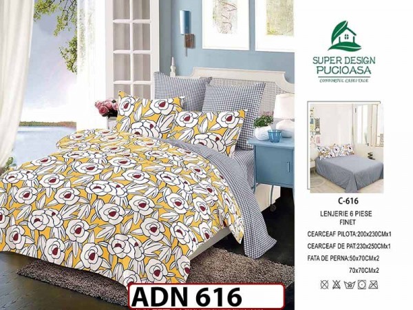 Lenjerie din finet 6 piese - ADN 616 Lenjerie din finet 6 piese - ADN 616