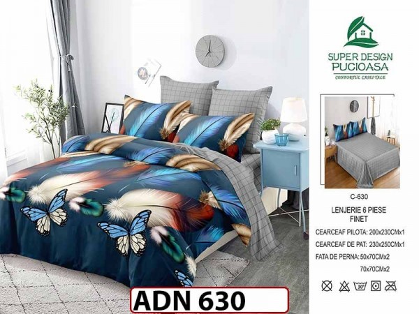 Lenjerie din finet 6 piese - ADN 630 Lenjerie din finet 6 piese - ADN 630