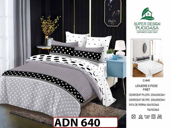 Lenjerie din finet 6 piese - ADN 640 Lenjerie din finet 6 piese - ADN 640