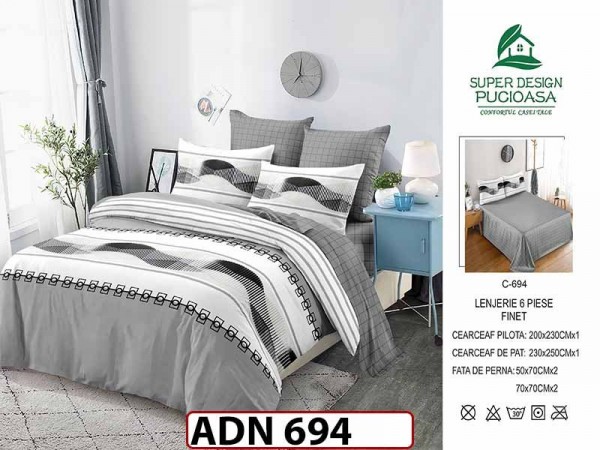 Lenjerie din finet 6 piese - ADN 694 Lenjerie din finet 6 piese - ADN 694