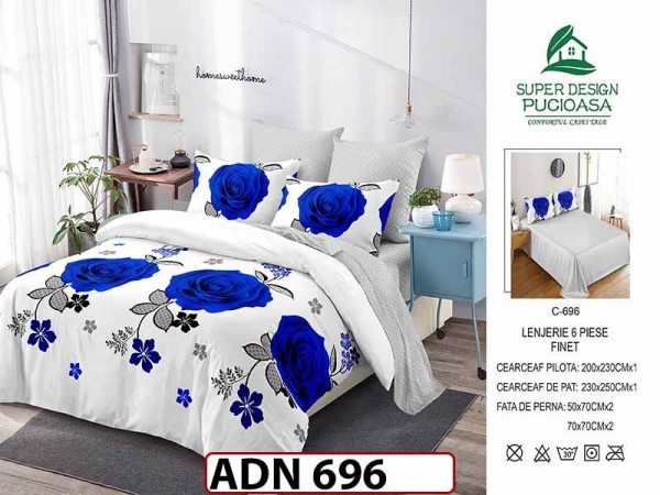 Lenjerie din finet 6 piese - ADN 696 Lenjerie din finet 6 piese - ADN 696
