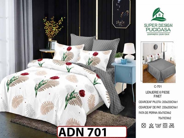 Lenjerie din finet 6 piese - ADN 701 Lenjerie din finet 6 piese - ADN 701