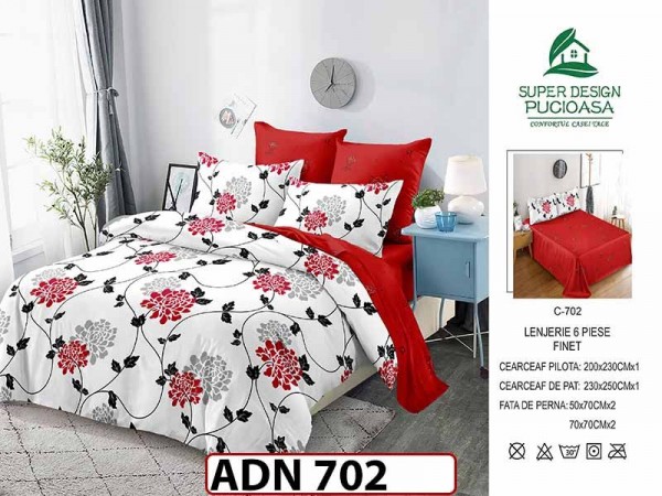Lenjerie din finet 6 piese - ADN 702 Lenjerie din finet 6 piese - ADN 702