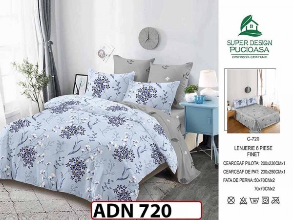 Lenjerie din finet 6 piese - ADN 720 Lenjerie din finet 6 piese - ADN 720