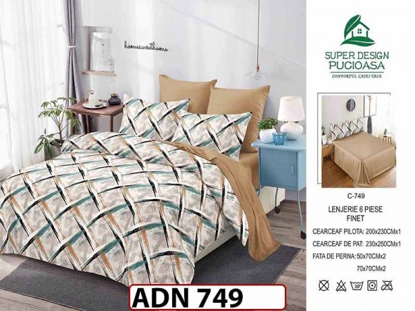 Lenjerie din finet 6 piese - ADN 749 Lenjerie din finet 6 piese - ADN 749