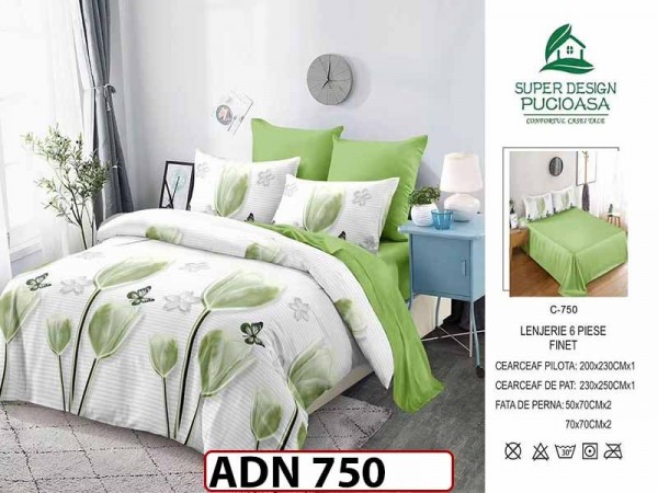 Lenjerie din finet 6 piese - ADN 750 Lenjerie din finet 6 piese - ADN 750