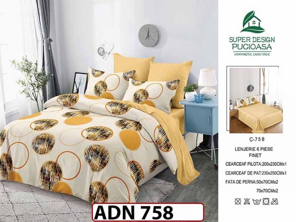 Lenjerie din finet 6 piese - ADN 758 Lenjerie din finet 6 piese - ADN 758