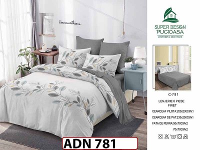 Lenjerie din finet  6 piese - ADN 781 Lenjerie din finet  6 piese - ADN 781