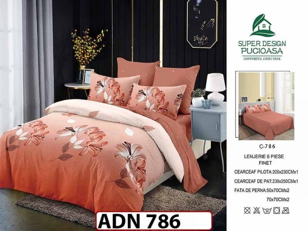 Lenjerie din finet 6 piese - ADN 786 Lenjerie din finet 6 piese - ADN 786