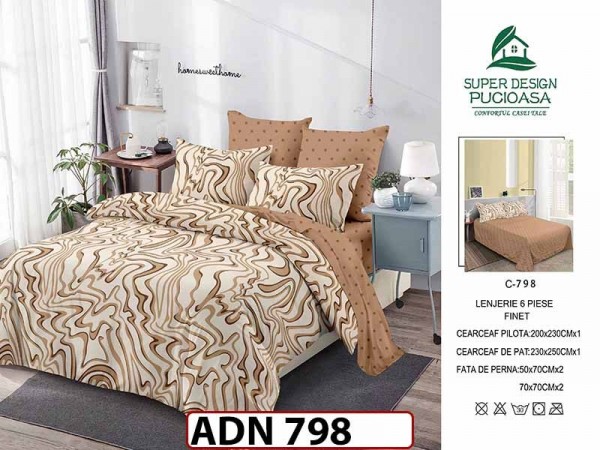 Lenjerie din finet 6 piese - ADN 798 Lenjerie din finet 6 piese - ADN 798