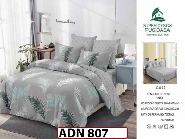 Lenjerie din finet 6 piese - ADN 807 Lenjerie din finet 6 piese - ADN 807