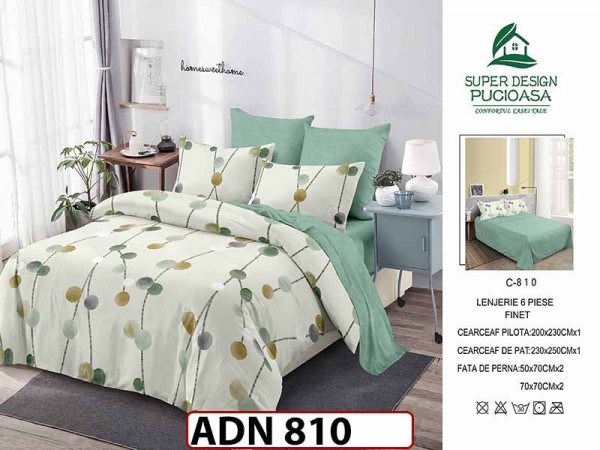 Lenjerie din finet  6 piese - ADN 810