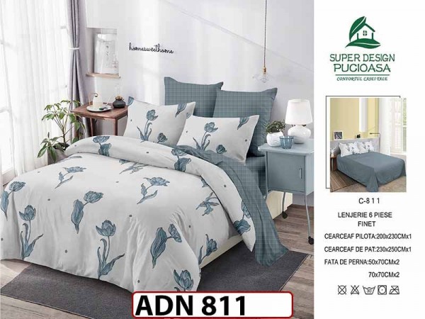 Lenjerie din finet 6 piese - ADN 811 Lenjerie din finet 6 piese - ADN 811