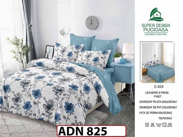 Lenjerie din finet 6 piese - ADN 825 Lenjerie din finet 6 piese - ADN 825