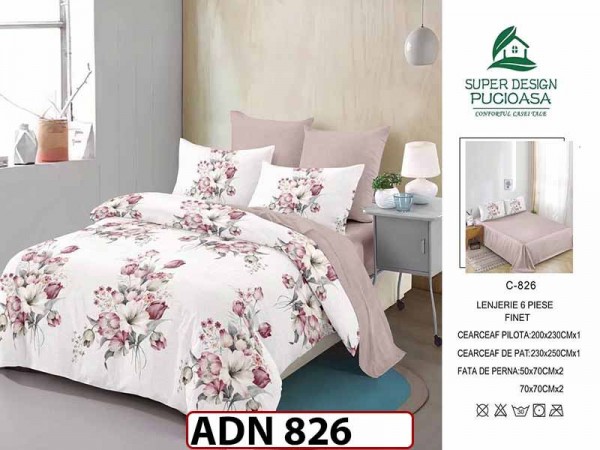 Lenjerie din finet 6 piese - ADN 826 Lenjerie din finet 6 piese - ADN 826