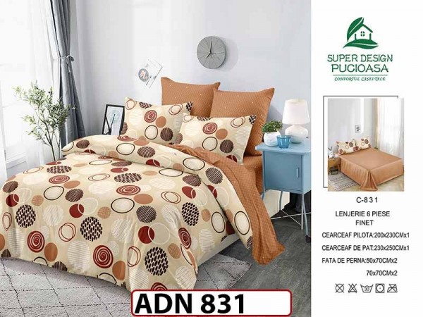 Lenjerie din finet 6 piese - ADN 831 Lenjerie din finet 6 piese - ADN 831