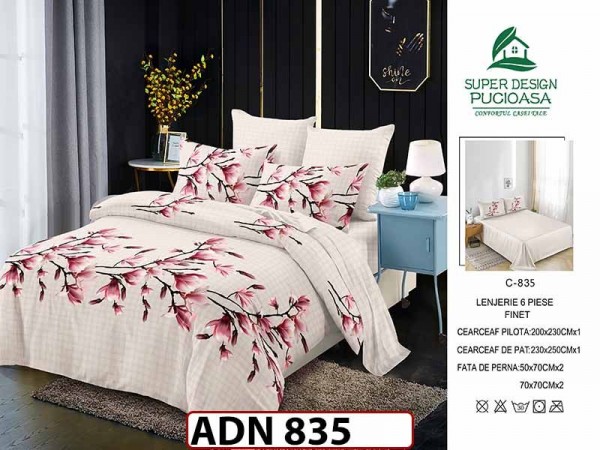Lenjerie din finet 6 piese - ADN 835 Lenjerie din finet 6 piese - ADN 835