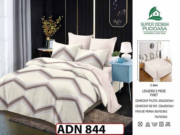 Lenjerie din finet 6 piese - ADN 844 Lenjerie din finet 6 piese - ADN 844