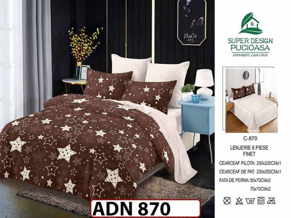 Lenjerie din finet 6 piese - ADN 870 Lenjerie din finet 6 piese - ADN 870