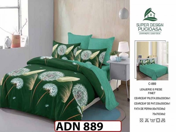 Lenjerie din finet 6 piese - ADN 889 Lenjerie din finet 6 piese - ADN 889