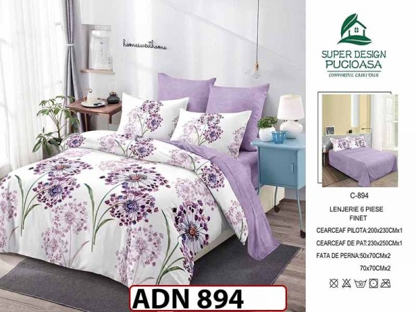 Lenjerie din finet 6 piese - ADN 894 Lenjerie din finet 6 piese - ADN 894