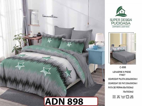 Lenjerie din finet 6 piese - ADN 898 Lenjerie din finet 6 piese - ADN 898