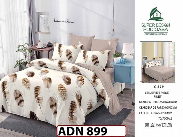 Lenjerie din finet 6 piese - ADN 899 Lenjerie din finet 6 piese - ADN 899