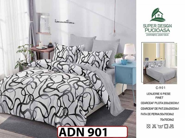 Lenjerie din finet 6 piese - ADN 901 Lenjerie din finet 6 piese - ADN 901