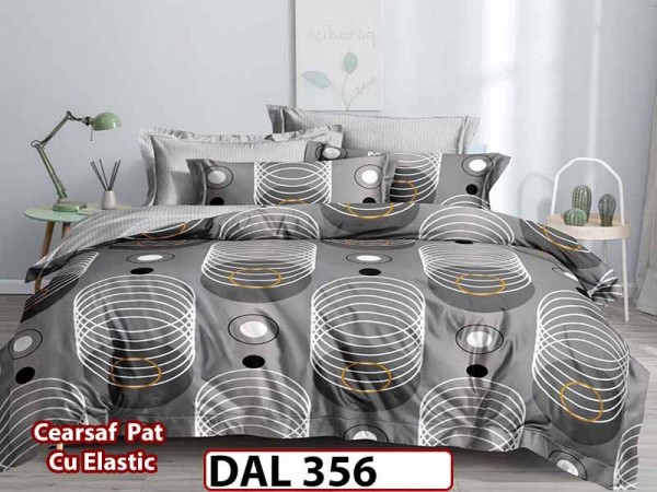 Lenjerie din finet cu 6 piese si cearceaf cu Elastic - DAL356 Lenjerie din finet cu 6 piese si cearceaf cu Elastic - DAL356
