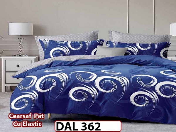 Lenjerie din finet cu 6 piese si cearceaf cu Elastic - DAL362 Lenjerie din finet cu 6 piese si cearceaf cu Elastic - DAL362
